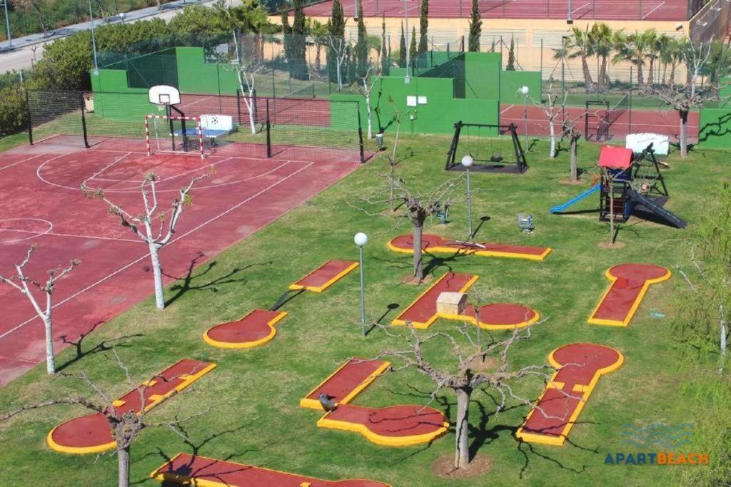 Apartbeach Los Juncos Residencial Piscinas Y Petanca لا بينيذا المظهر الخارجي الصورة